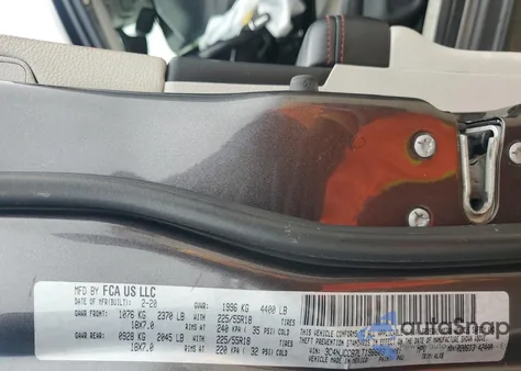 2020 Jeep Compass Limited z USA, uszkodzony, nr VIN 3C4NJCCB7LT198603